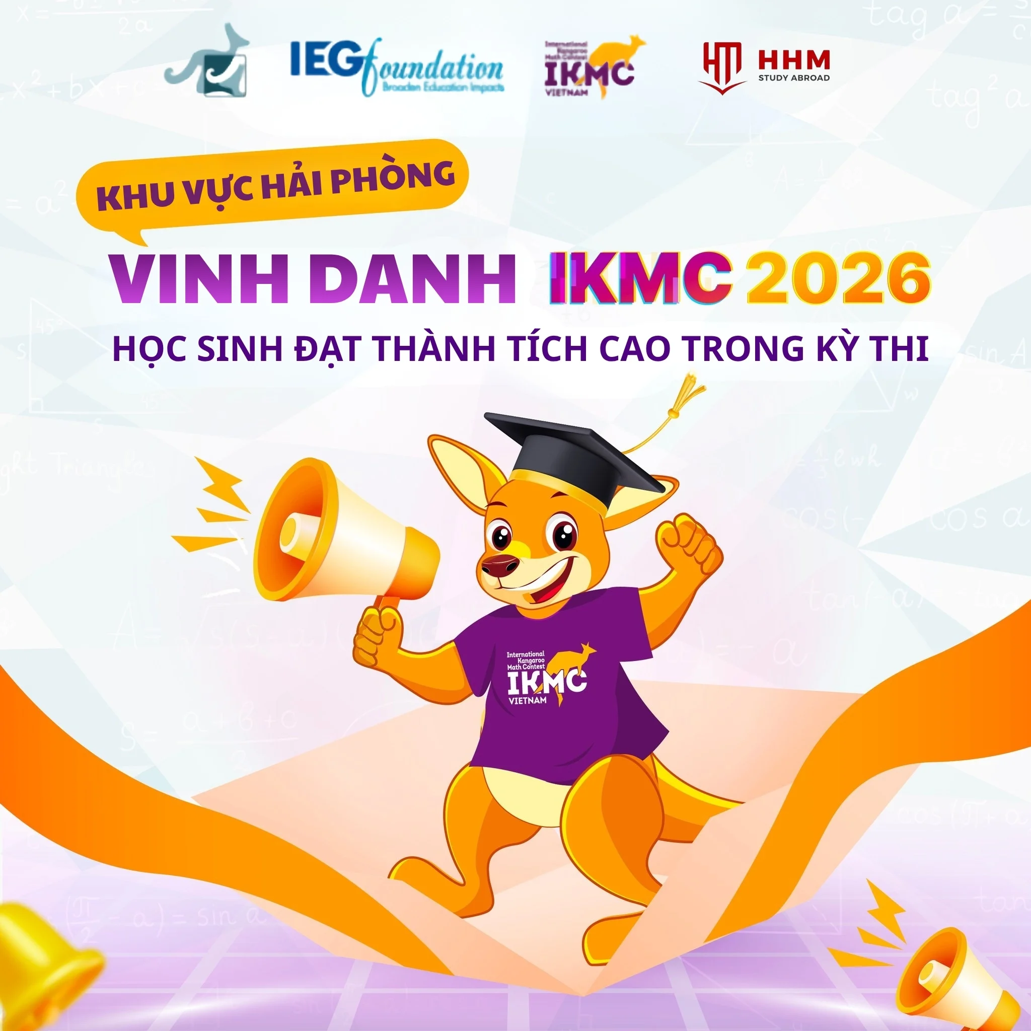 VINH DANH HỌC SINH KHU VỰC HẢI PH&Ograve;NG ĐẠT TH&Agrave;NH T&Iacute;CH CAO TRONG KỲ THI TO&Aacute;N QUỐC TẾ KANGAROO IKMC 2026